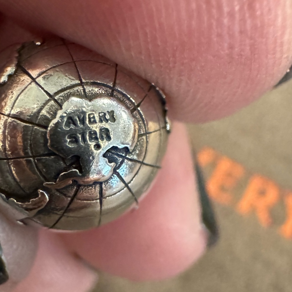 James Avery Sterling Silver Earth Charm - Picture 8 of 8